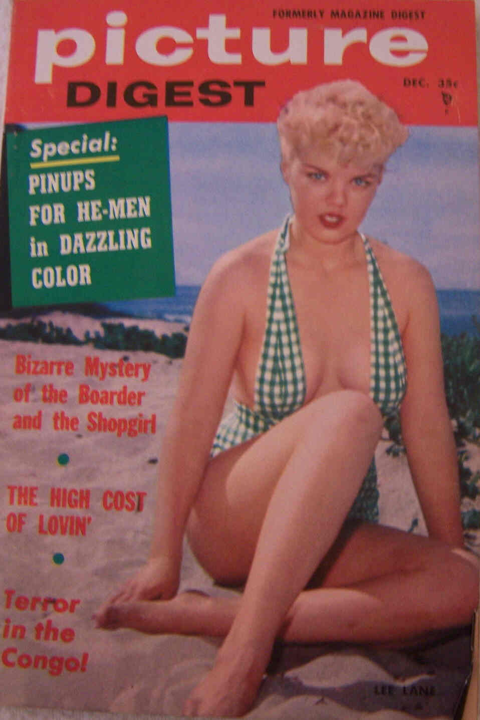 PICTURE DIGEST magazine side cover December 1957