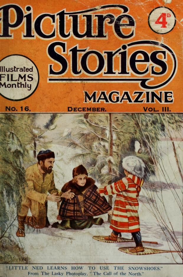 ILLUSTRATED FILMS MONTHLY magazine side cover December 1914