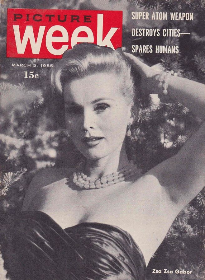 PICTURE WEEK magazine side cover Issue 2 5 March 1955