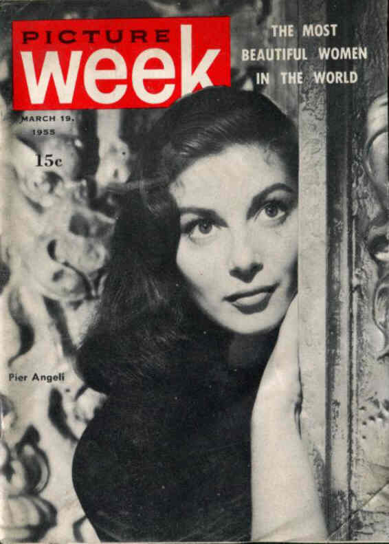 PICTURE WEEK magazine side cover Issue 4 19 March 1955