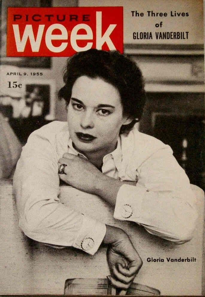 PICTURE WEEK magazine side cover Issue 7 9 April 1955