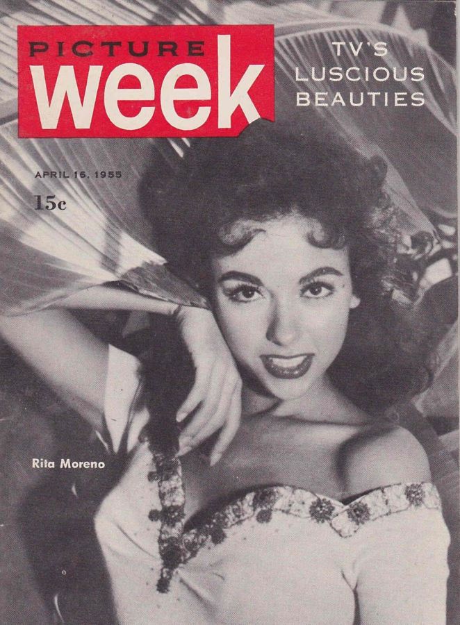 PICTURE WEEK magazine side cover Issue 8 16 April 1955