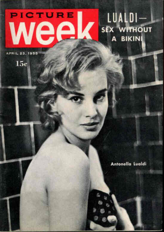 PICTURE WEEK magazine side cover Issue 9 23 April 1955