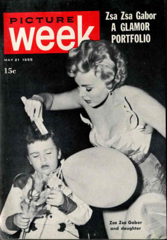 PICTURE WEEK magazine side cover Issue 13 21 May 1955