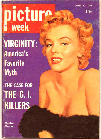 PICTURE WEEK magazine side cover 5 June 1956
