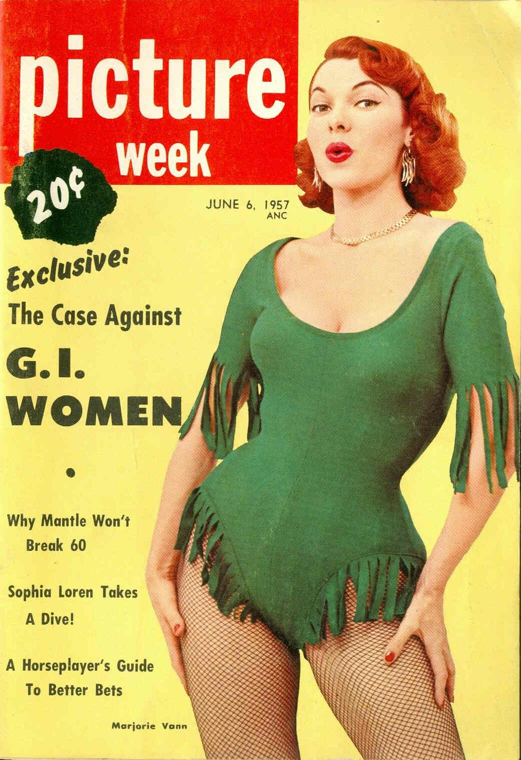 PICTURE WEEK magazine side cover 6 June 1957