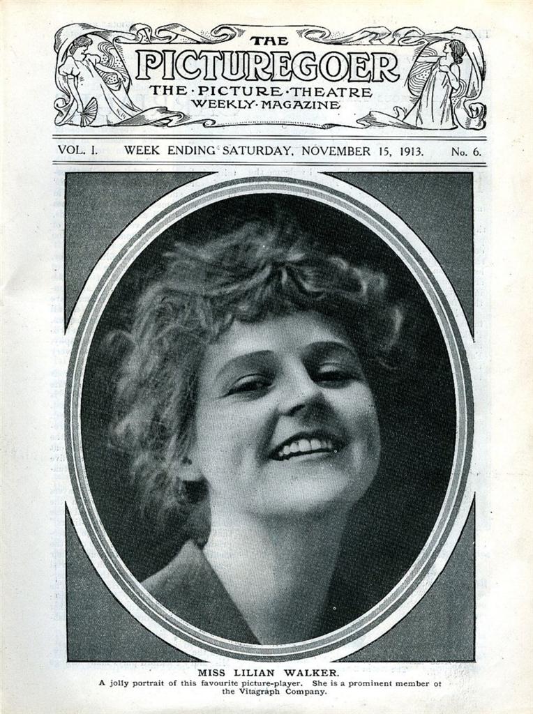 PICTUREGOER magazine side cover Issue 6 15 November 1913
