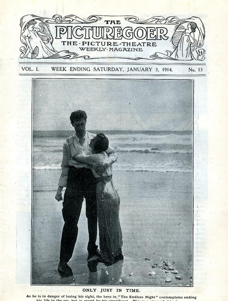 PICTUREGOER magazine side cover Issue 13 3 January 1914