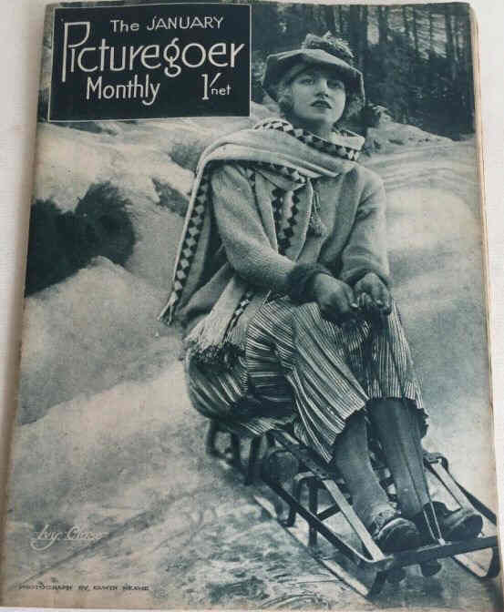 PICTUREGOER magazine side cover Issue 1  Monthly January 1921