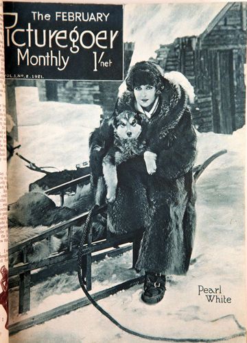 PICTUREGOER magazine side cover Issue 2  Monthly February 1921