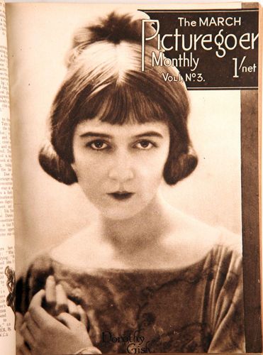PICTUREGOER magazine side cover Issue 3  Monthly March 1921