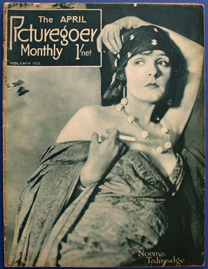 PICTUREGOER magazine side cover Issue 4  Monthly April 1921