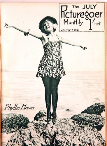PICTUREGOER magazine side cover Issue 7  Monthly July 1921