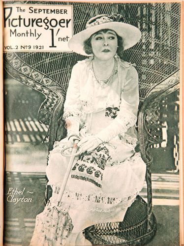 PICTUREGOER magazine side cover Issue 9  Monthly September 1921