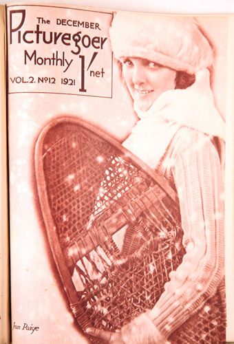 PICTUREGOER magazine side cover Issue 12  Monthly December 1921
