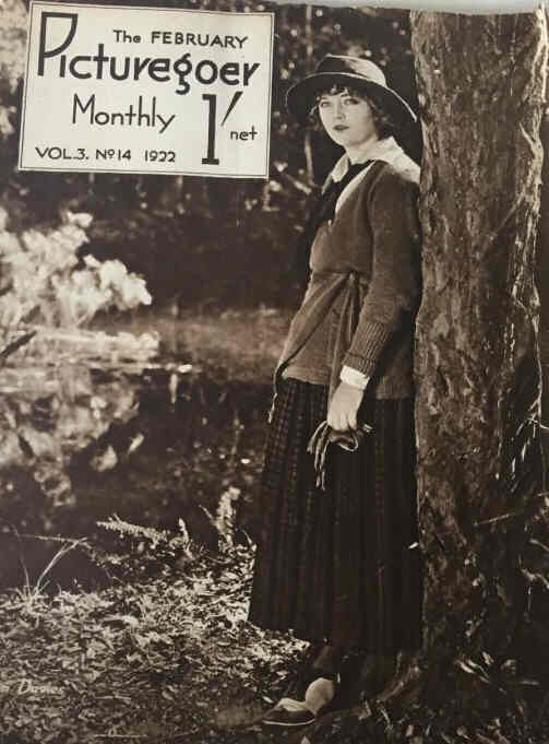 PICTUREGOER magazine side cover Issue 14  Monthly February 1922