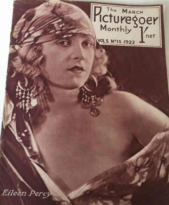 PICTUREGOER magazine side cover Issue 15  Monthly March 1922