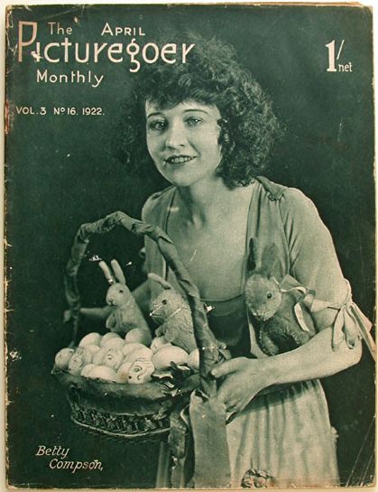 PICTUREGOER magazine side cover Issue 16  Monthly April 1922