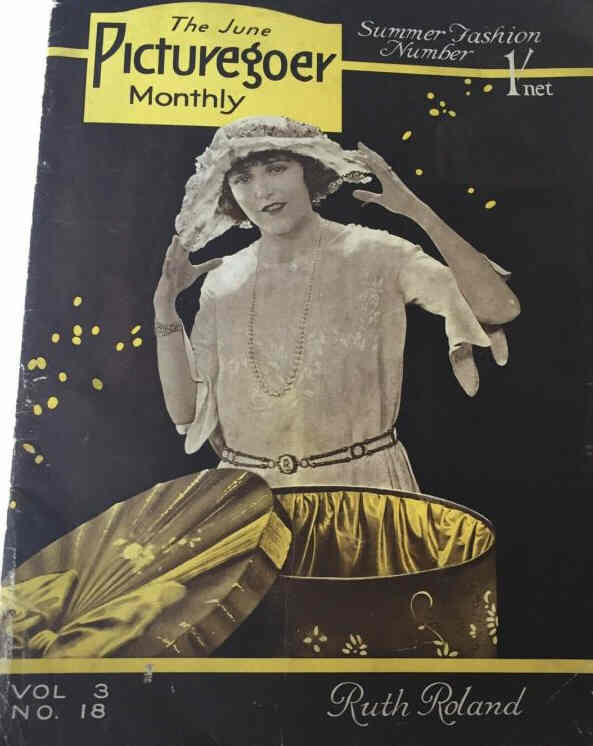 PICTUREGOER magazine side cover Issue 18  Monthly June 1922