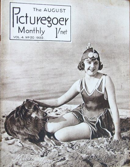 PICTUREGOER magazine side cover Issue 20  Monthly August 1922