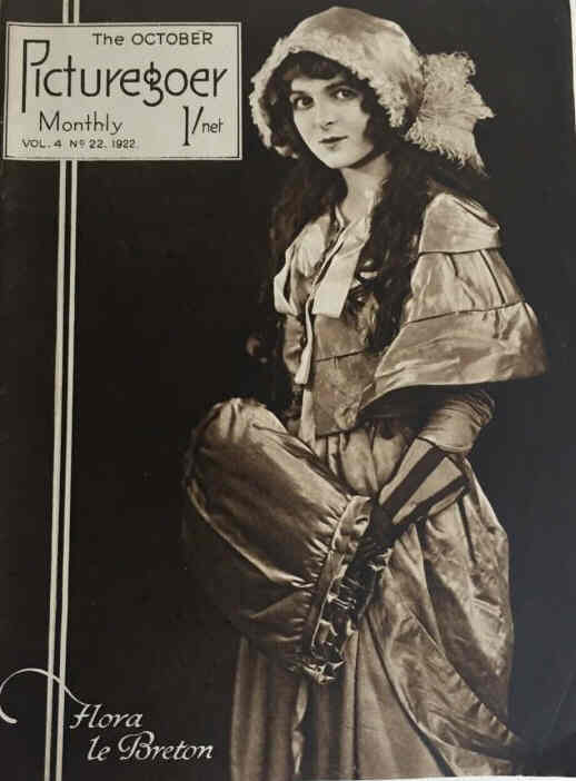 PICTUREGOER magazine side cover Issue 22  Monthly October 1922