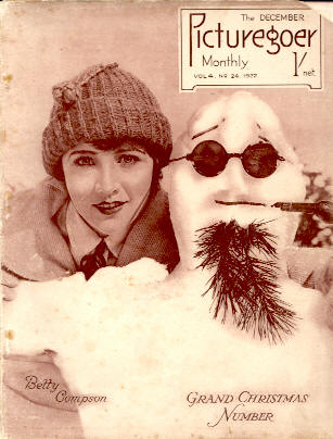 PICTUREGOER magazine side cover Issue 24  Monthly December 1922