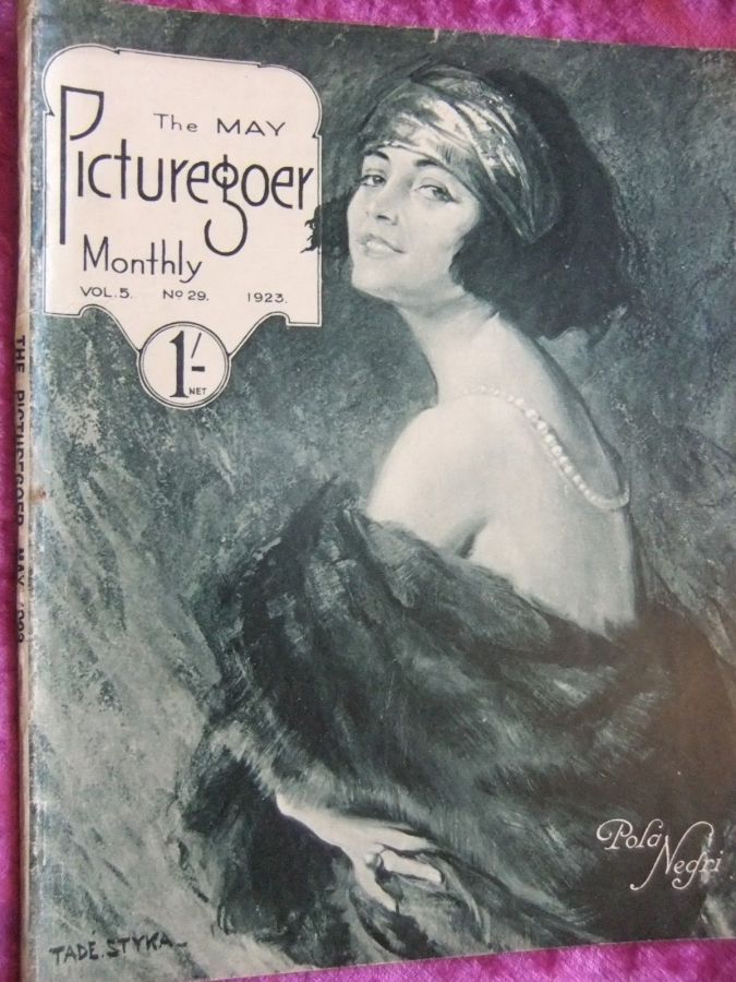 PICTUREGOER magazine side cover Issue 29  Monthly May 1923