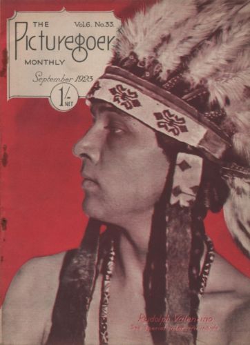 PICTUREGOER magazine side cover Issue 33  Monthly September 1923