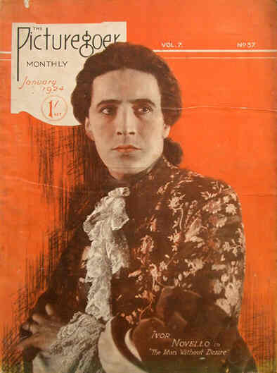 PICTUREGOER magazine side cover Issue 37  Monthly January 1924