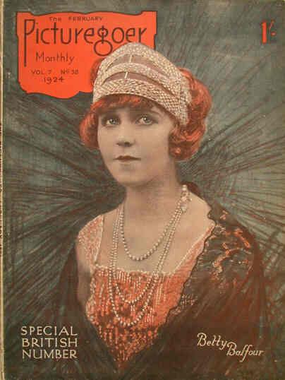 PICTUREGOER magazine side cover Issue 38  Monthly February 1924