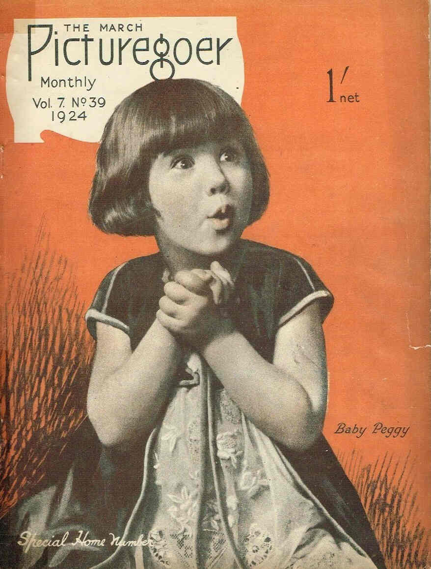 PICTUREGOER magazine side cover Issue 39  Monthly March 1924