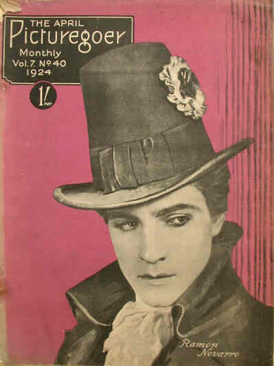 PICTUREGOER magazine side cover Issue 40  Monthly April 1924