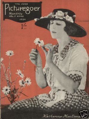 PICTUREGOER magazine cover Issue 42  Monthly June 1924