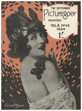 PICTUREGOER magazine side cover Issue 45  Monthly September 1924