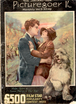 PICTUREGOER magazine side cover Issue 49  Monthly January 1925
