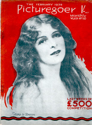 PICTUREGOER magazine side cover Issue 50  Monthly February 1925