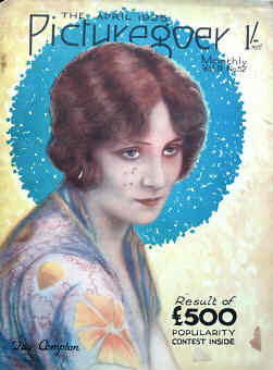 PICTUREGOER magazine cover Issue 52  Monthly April 1925