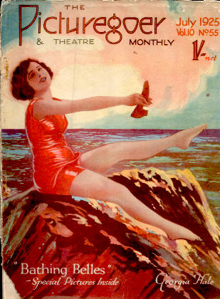 PICTUREGOER magazine side cover Issue 55  Monthly July 1925