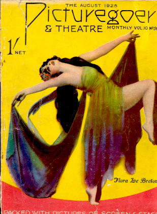 PICTUREGOER magazine side cover Issue 56  Monthly August 1925