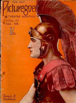 PICTUREGOER magazine side cover Issue 58  Monthly October 1925