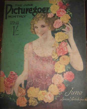 PICTUREGOER magazine side cover Issue 66  Monthly June 1926