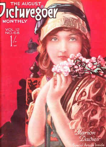 PICTUREGOER magazine side cover Issue 68  Monthly August 1926