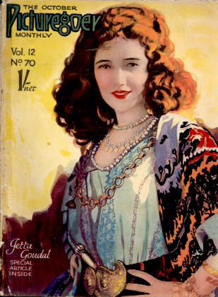 PICTUREGOER magazine side cover Issue 70  Monthly October 1926
