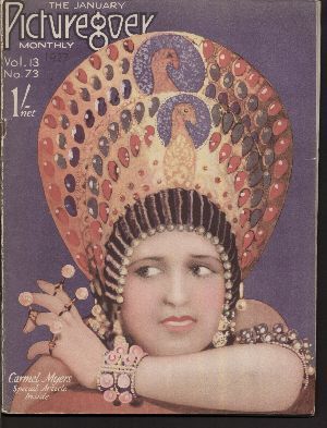 PICTUREGOER magazine side cover Issue 73  Monthly January 1927