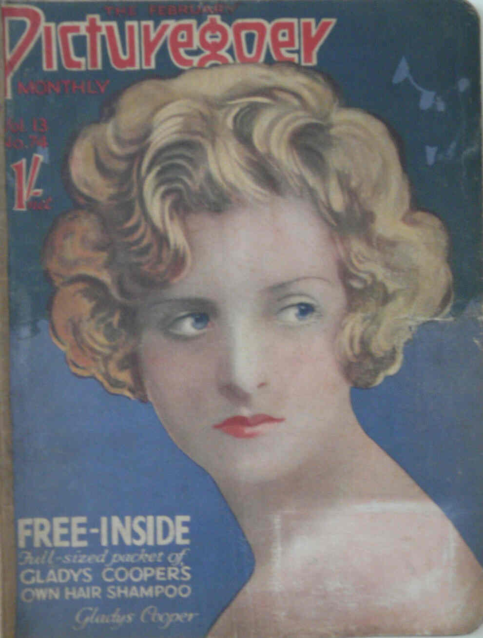 PICTUREGOER magazine side cover Issue 74  Monthly February 1927