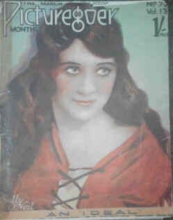 PICTUREGOER magazine side cover Issue 75  Monthly March 1927
