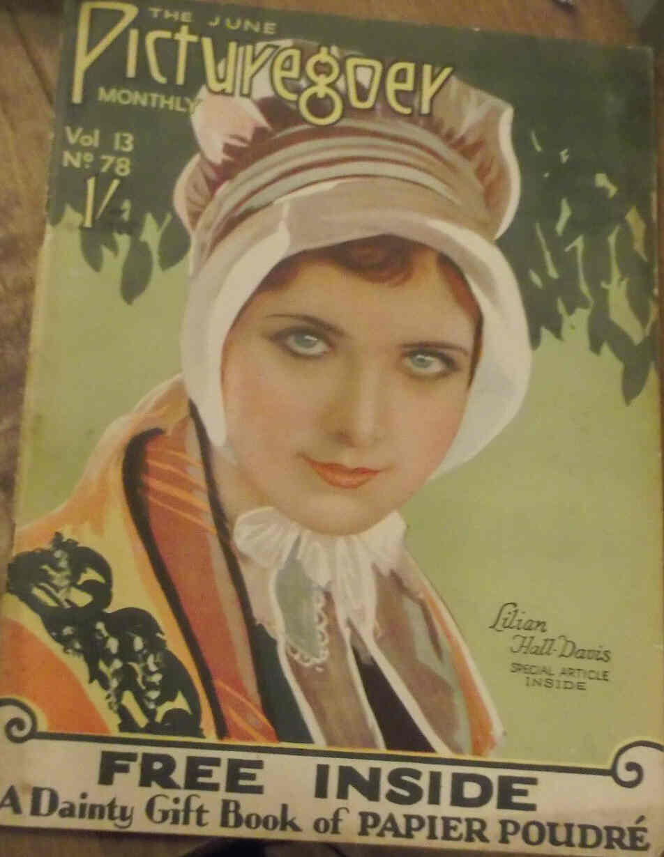 PICTUREGOER magazine side cover Issue 78  Monthly June 1927