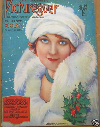 PICTUREGOER magazine side cover Issue 84  Monthly December 1927