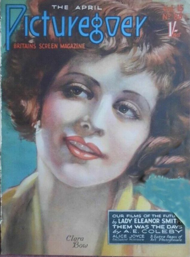 PICTUREGOER magazine side cover Issue 88  Monthly April 1928