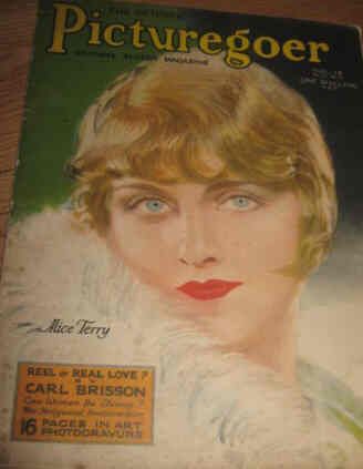PICTUREGOER magazine side cover Issue 94  Monthly October 1928